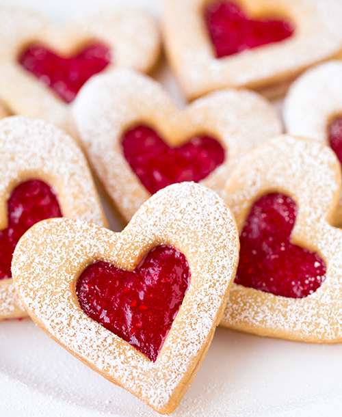 Heart shaped Rose Cookies (Valentines Day Special)